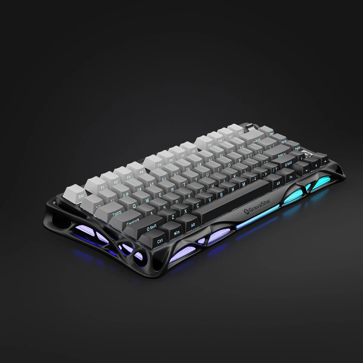 GravaStar Pro Gaming-Set – Verlauf-Schwarz [ISO-DE/ANSI Layout] - Image 3