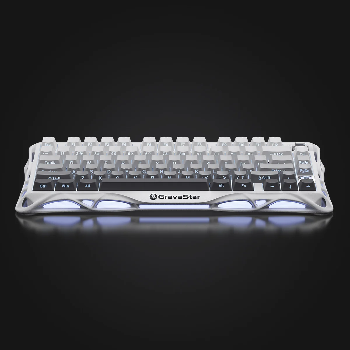 Mercury K1 Mechanisch – Verlauf Weiß [ISO-DE/ANSI Layout] - Image 7
